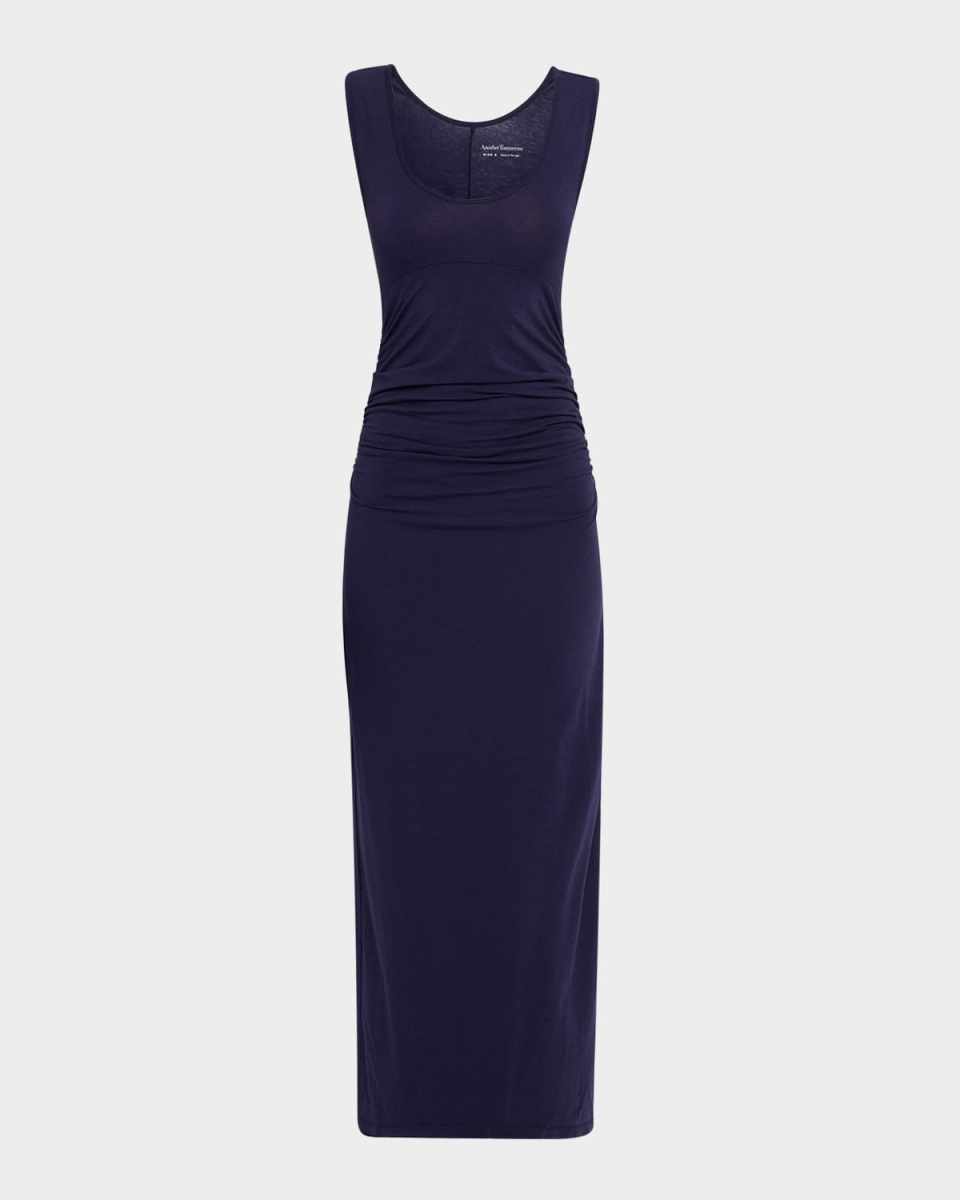 Ruched Maxi Tank Dress